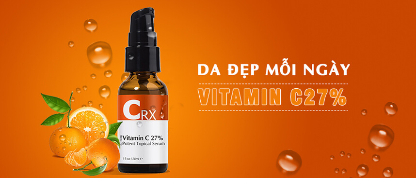 Serum vitamin C cho da mụn - HoaThienThao