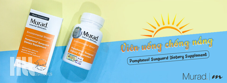 So sánh viên uống chống nắng MartiDerm, Murad, Heliocare, Sakura