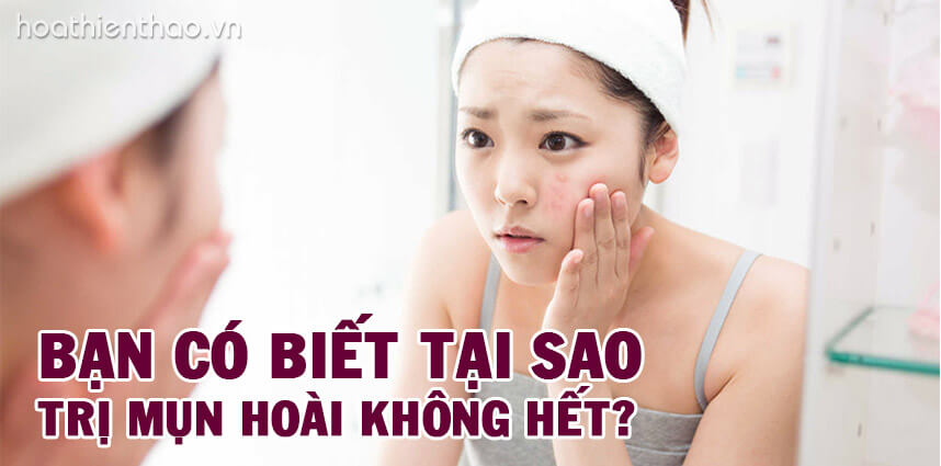 Bạn có biết tại sao trị mụn hoài không hết - Hoa Thiên Thảo