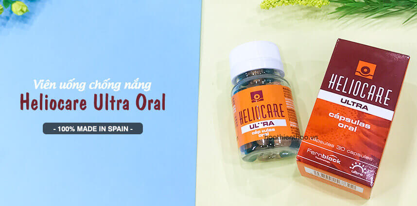 Viên uống chống nắng Heliocare Ultra Oral và Sakura Sunpill - HoaThienThao