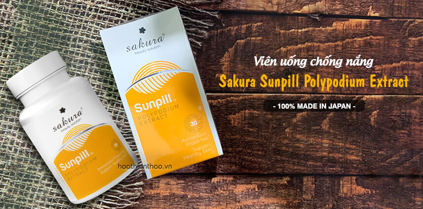 Viên uống chống nắng Heliocare Ultra Oral và Sakura Sunpill - HoaThienThao