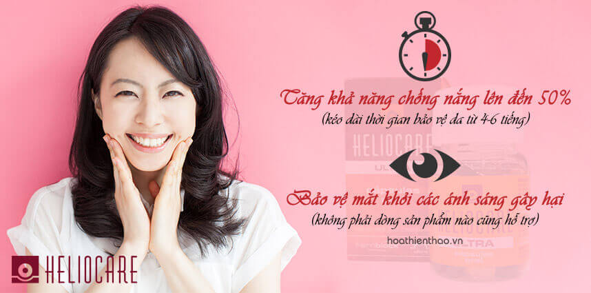 Viên uống chống nắng Heliocare Ultra Oral và Sakura Sunpill - HoaThienThao