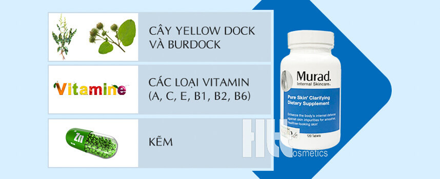 Viên uống trị mụn ẩn chất lượng - HoaThienThao
