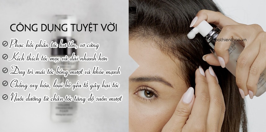 Công dụng tuyệt vời của serum hồi sinh mái tóc