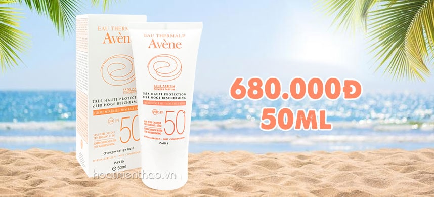 Kem chống nắng không trôi chịu nước cao (đi biển, đi bơi, hoạt động ngoài trời)