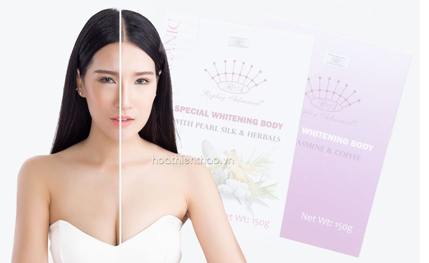 Làn da trắng sáng rạng ngời với kem tắm trắng Replay