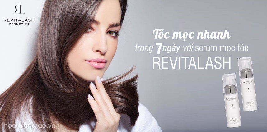 Tóc mọc nhanh trong 7 ngày với Serum Revitalash