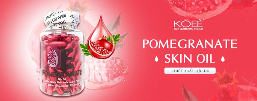 Viên serum dưỡng trắng da lựu đỏ Koee