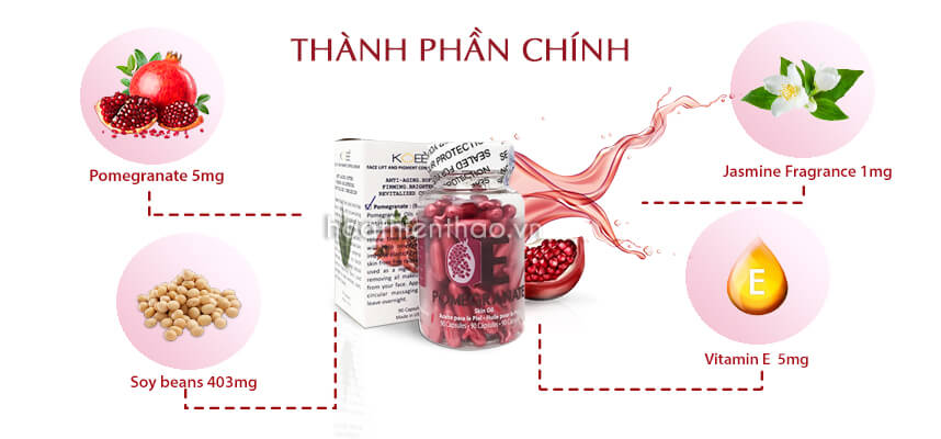 Vì sao viên serum lựu đỏ Koee được nhiều người quan tâm?