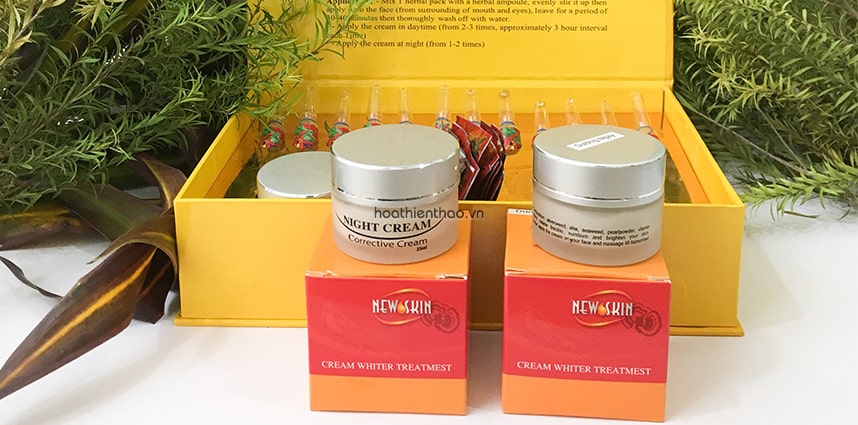 Bộ kem trị nám, tàn nhang thuốc bắc NewSkin