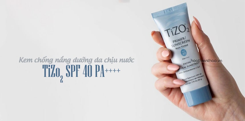 Kem chống nắng dưỡng da chịu nước TiZo2 SPF 40 PA++++