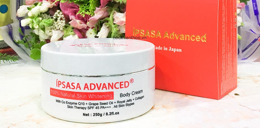 Kem dưỡng trắng da chống nắng toàn thân Ipsasa Body Advanced