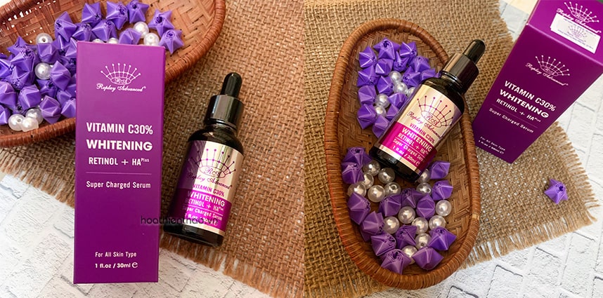 Review cơ bản Serum Vitamin C của Nhật Replay