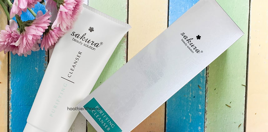 Sữa rửa mặt dành cho da mụn Sakura Purifying Cleanser