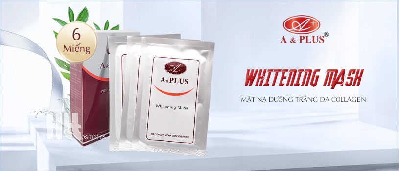 Mặt nạ làm trắng da A&Plus A009 cung cấp tinh chất collagen