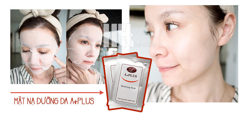 Mặt nạ làm trắng da A&Plus A009 cung cấp tinh chất collagen