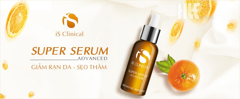 Serum giảm rạn da sẹo thâm Is Clinical Super Serum Advance chính hãng tại Hoa Thiên Thảo