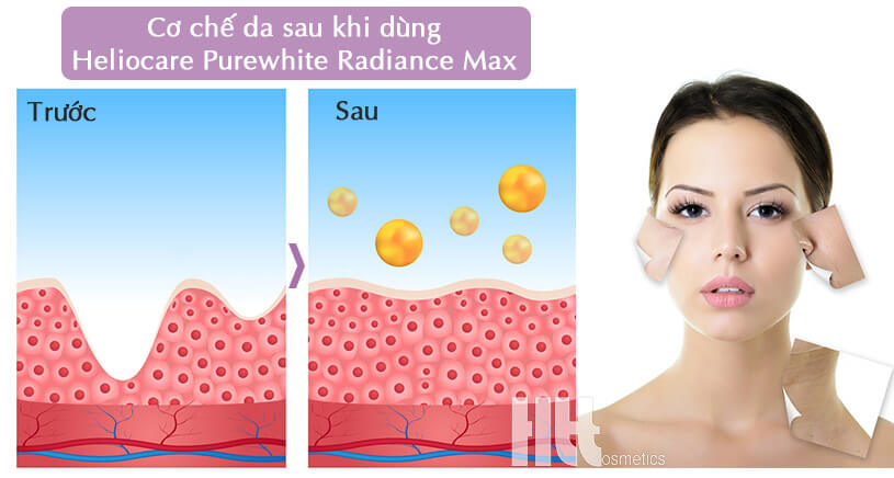 Viên uống trắng da chống lão hóa Heliocare Purewhite Radiance Max 240mg