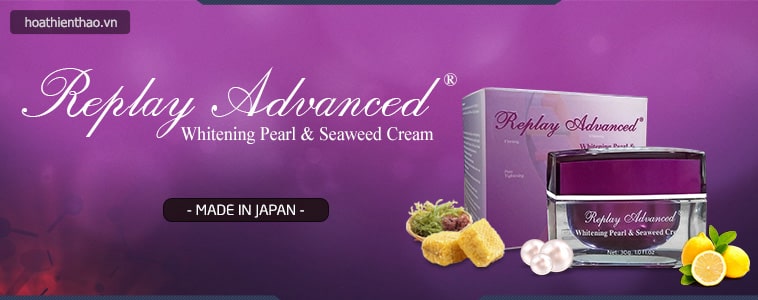 Kem dưỡng trắng da mặt làm mờ sạm nám Replay Advanced SPF 50