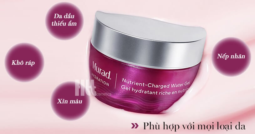 Gel dưỡng ẩm cấp nước dinh dưỡng Murad duy trì độ ẩm đến 5 ngày - Hoa Thiên Thảo