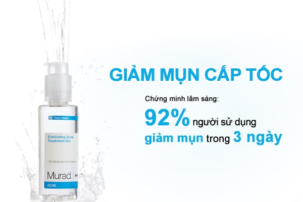 Gel giảm mụn dạng mạnh Murad Exfoliating Blemish Treatment