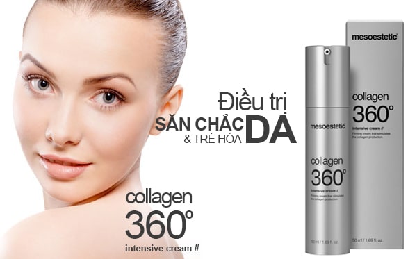 Kem làm săn chắc da mặt Mesoestetic Collagen 360 Intensive