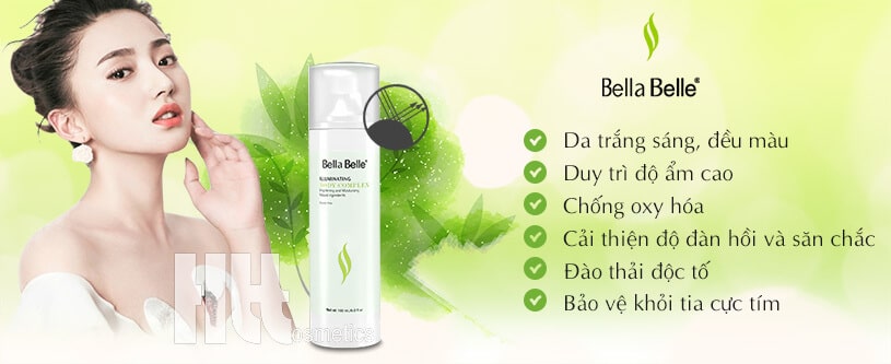 Kem dưỡng trắng da toàn thân Bella Belle Illuminating Body Complex - Hoa Thien Thao Cosmetics