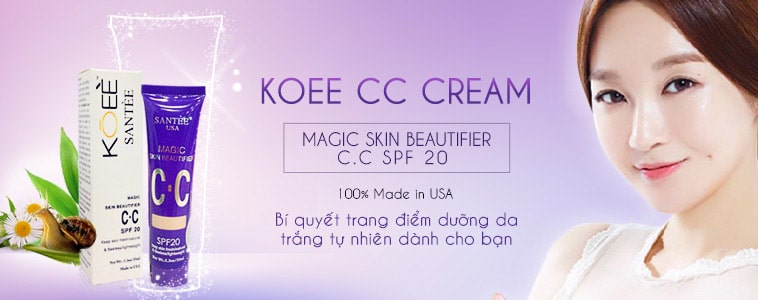 Kem trang điểm Koee CC Cream Santee Magic Skin Beautifer