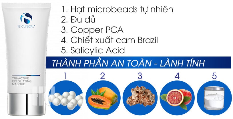 Kem tẩy tế bào chết iS Clinical Tri-Active Exfoliant - Hoa Thiên Thảo