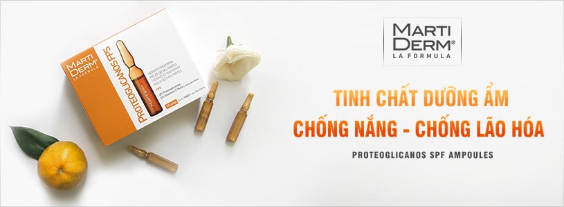 Serum dưỡng ẩm chống nắng lão hóa da MartiDerm Proteoglicanos - hoathienthaovn