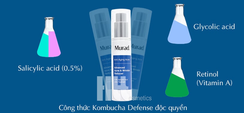 Serum giảm mụn và nếp nhăn Murad Advanced Blemish Wrinkle Reducer - Hoa Thiên Thảo