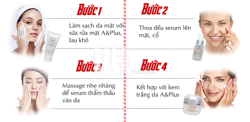 Serum trắng da A&Plus Whitening Essence A005 - Hoa Thiên Thảo