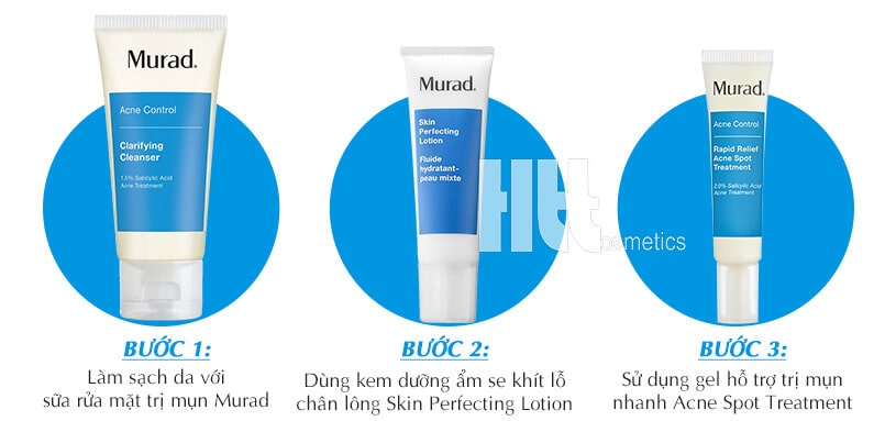 Sữa rửa mặt Murad Clarifying Cleanser cho da mụn - Mỹ Phẩm Hoa Thiên Thảo