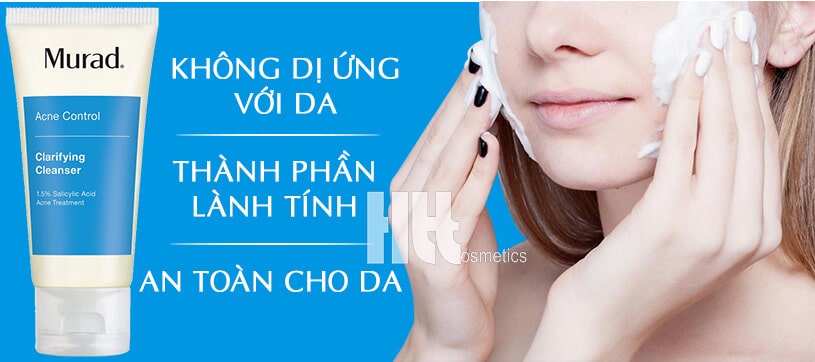 Sữa rửa mặt Murad Clarifying Cleanser cho da mụn - Mỹ Phẩm Hoa Thiên Thảo