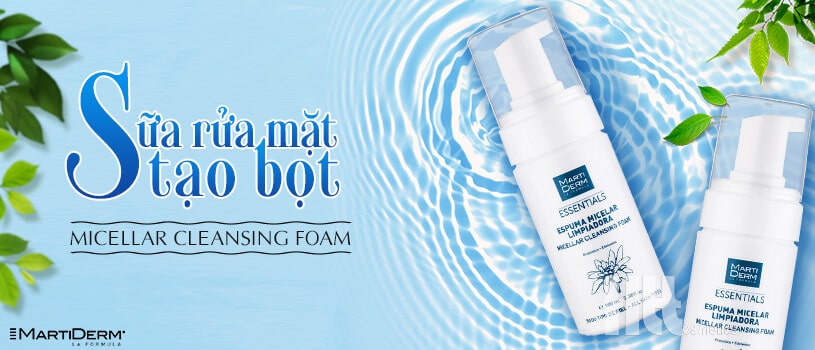 sữa rửa mặt tạo bọt martiderm - Hoa Thiên Thảo