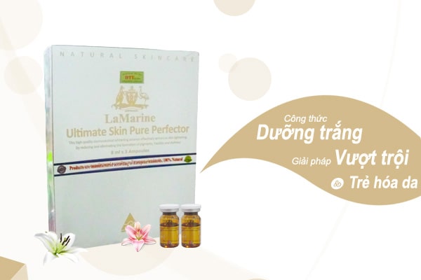 Tinh chất nhau thai cừu trắng da Lamarine Ultimate Skin Pure Perfector