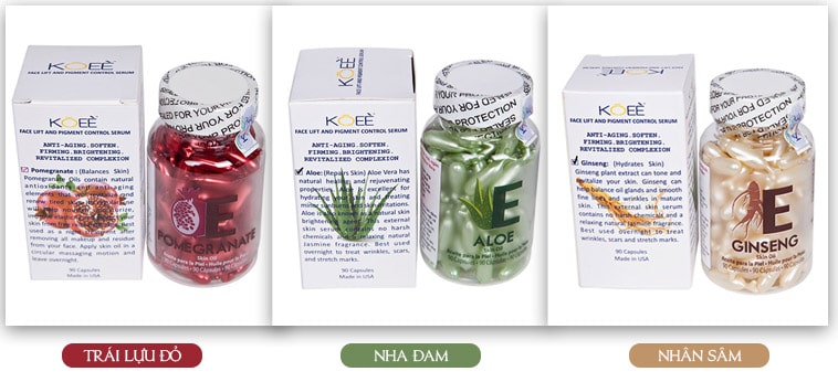 Serum dưỡng trắng da chống lão hóa Koee