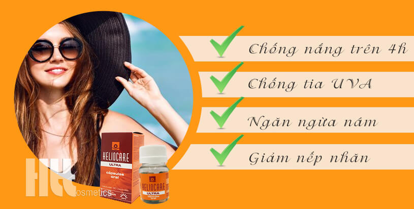 Viên uống chống nắng Heliocare Ultra Oral - HoaThienThao