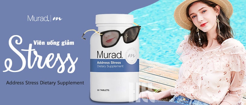 Viên uống giảm stress Murad Address Stress Dietary Supplement - Hoa Thiên Thảo