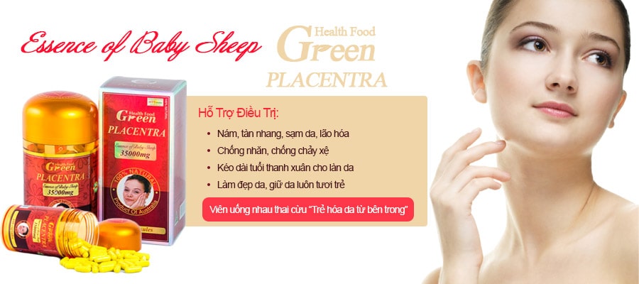 Viên uống nhau thai cừu Green Health Food Placentra