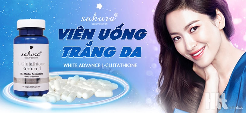 Các dòng viên uống dưỡng trắng da - HoaThienThao