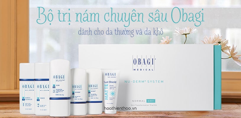 Bộ trị nám chuyên sâu Obagi dành cho da thường và da khô