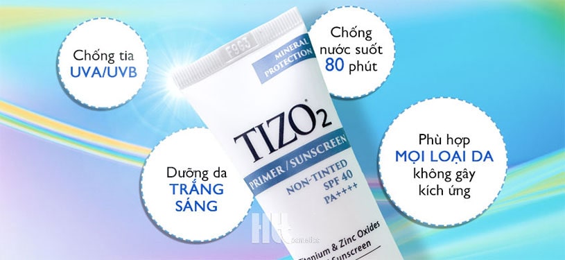 Kem chống nắng TiZo2 SPF 40 PA++++ có gì nổi bật