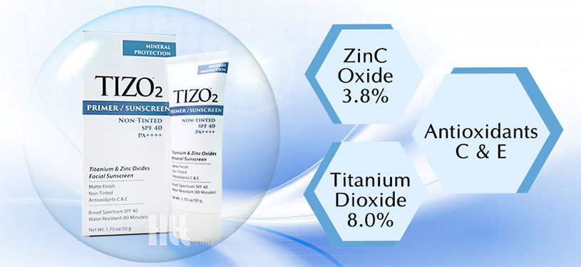 Thành phần nổi bật Titanium & Zinc Oxides Mineral Sunscreen TiZo2
