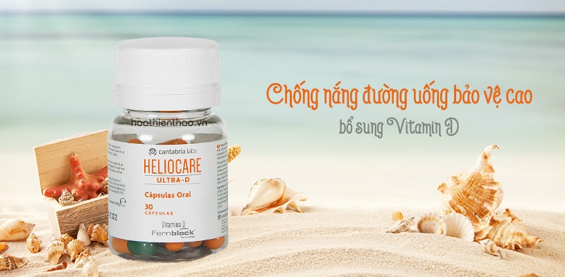 Chống nắng đường uống bổ sung Vitamin D bảo vệ cao
