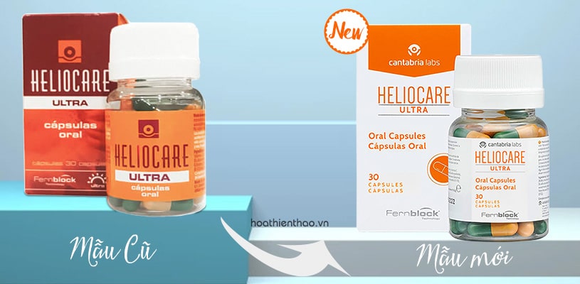 Mẫu mới Viên uống chống nắng Heliocare Ultra Oral